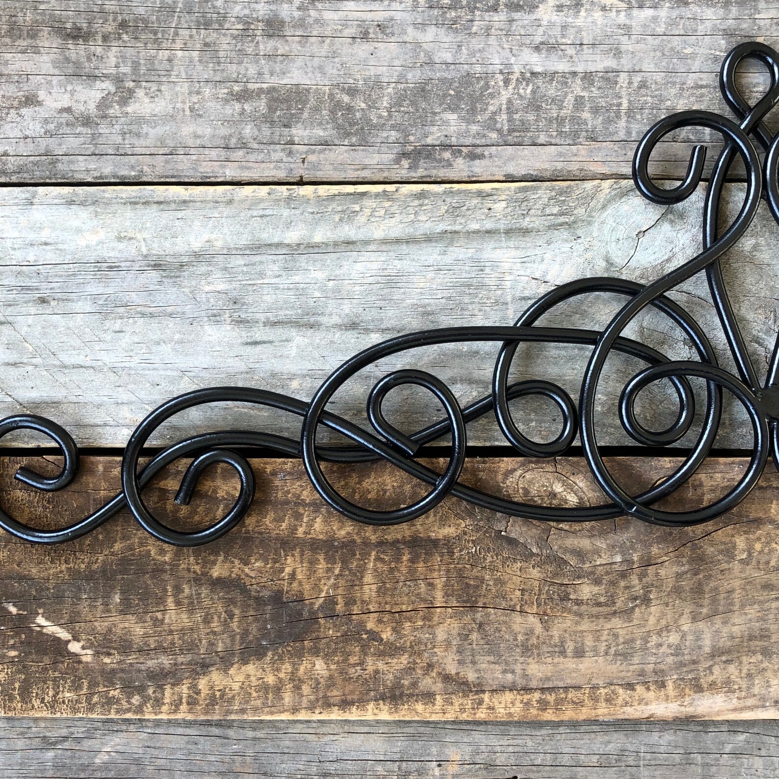 Black Metal Wall Hanging / Metal Wall Decor / Decorative Wall Etsy