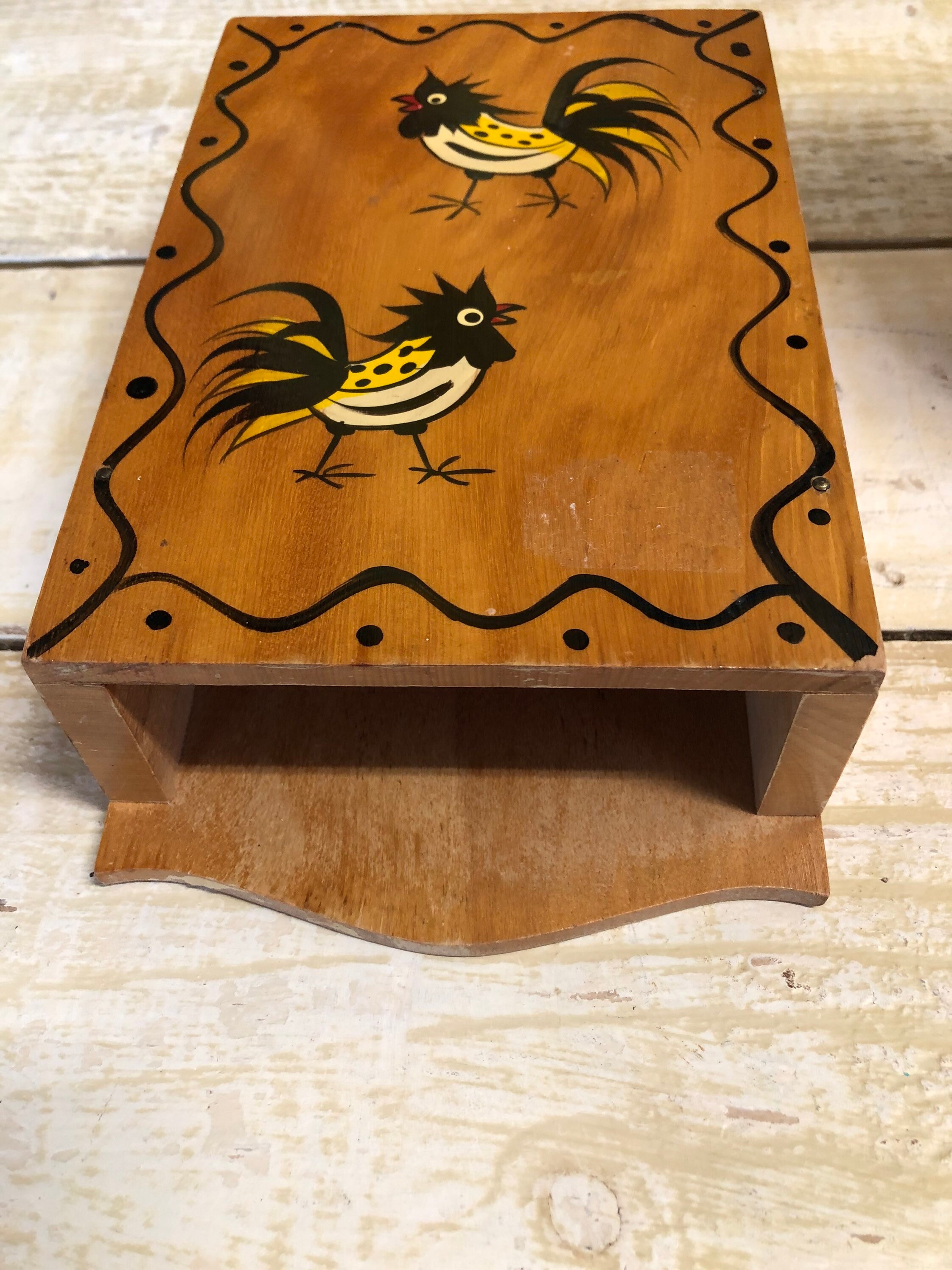 Vintage Messerhalter Hahn Wandmesser halter Vintage Specht | Etsy