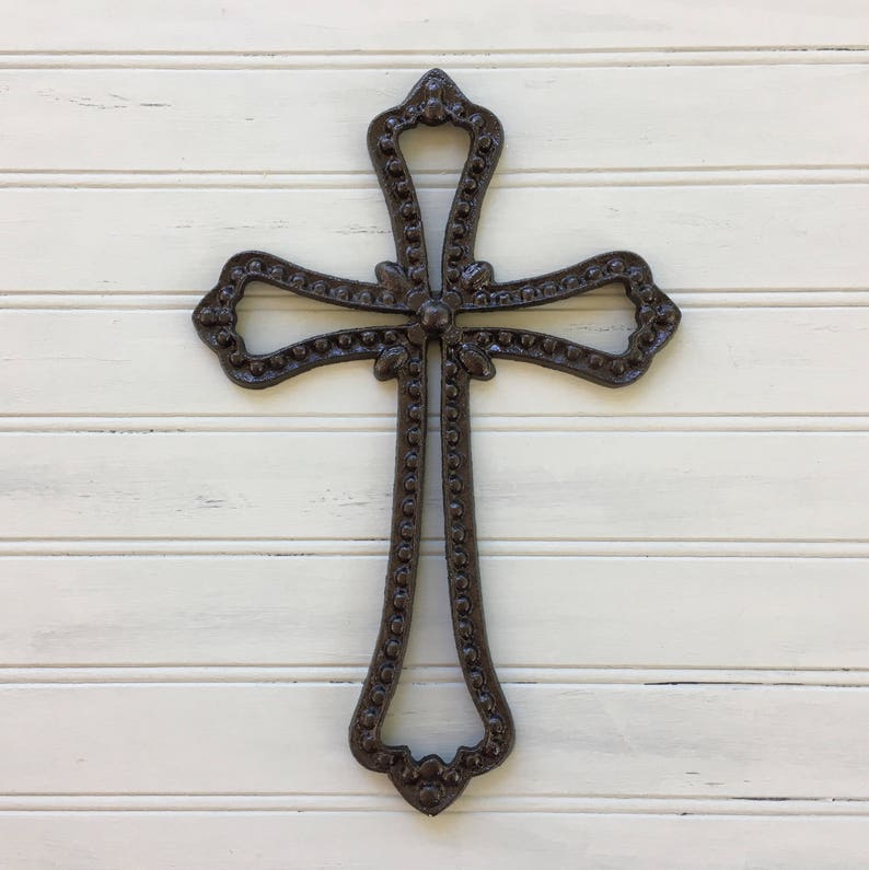 Cross Wall Hanging Black Decorative Gallery Decor Religious Gift In Memory Of