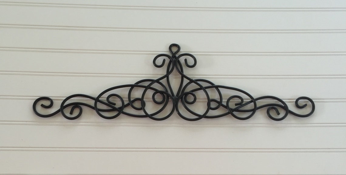 Black Metal Wall Hanging / Metal Wall Decor / Decorative Wall Etsy