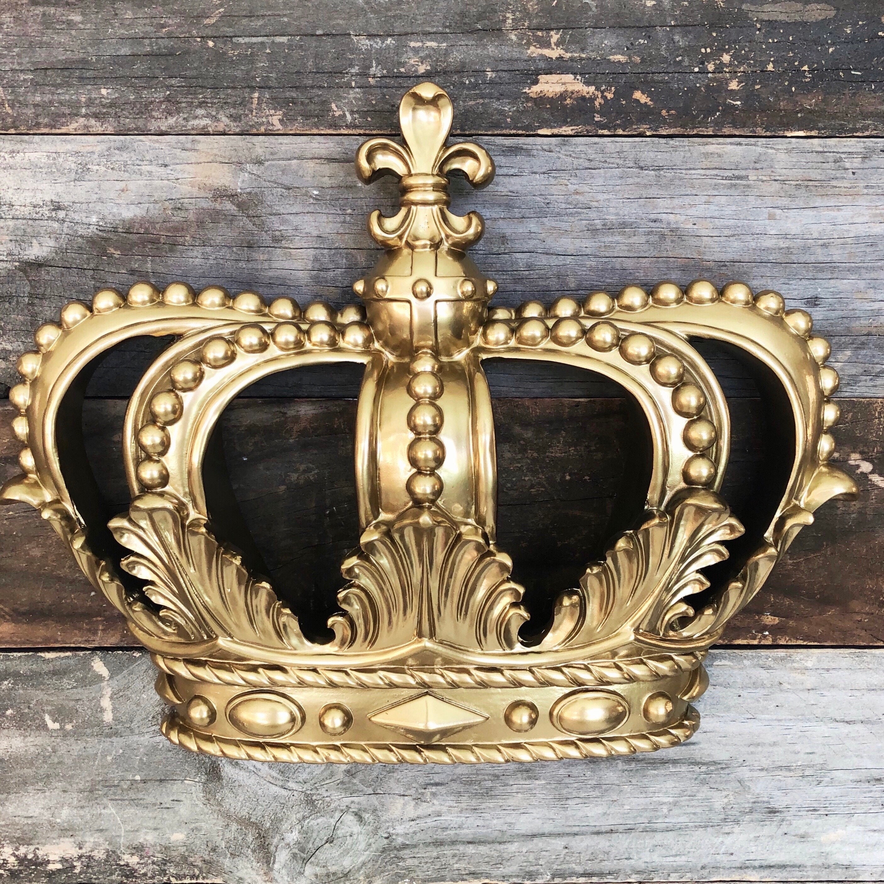Gold Princess Crown Nursery Ready To Ship Crown Wall Hanging Princess Decor Girls Bedroom Princess Party Prop Baby Shower Decoration