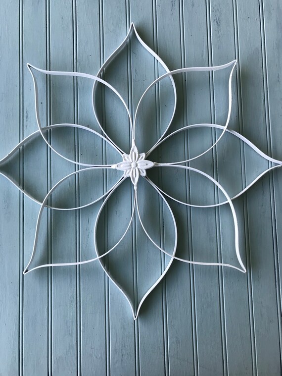 Metal Wall Decor Hanging Shabby Chic Beach