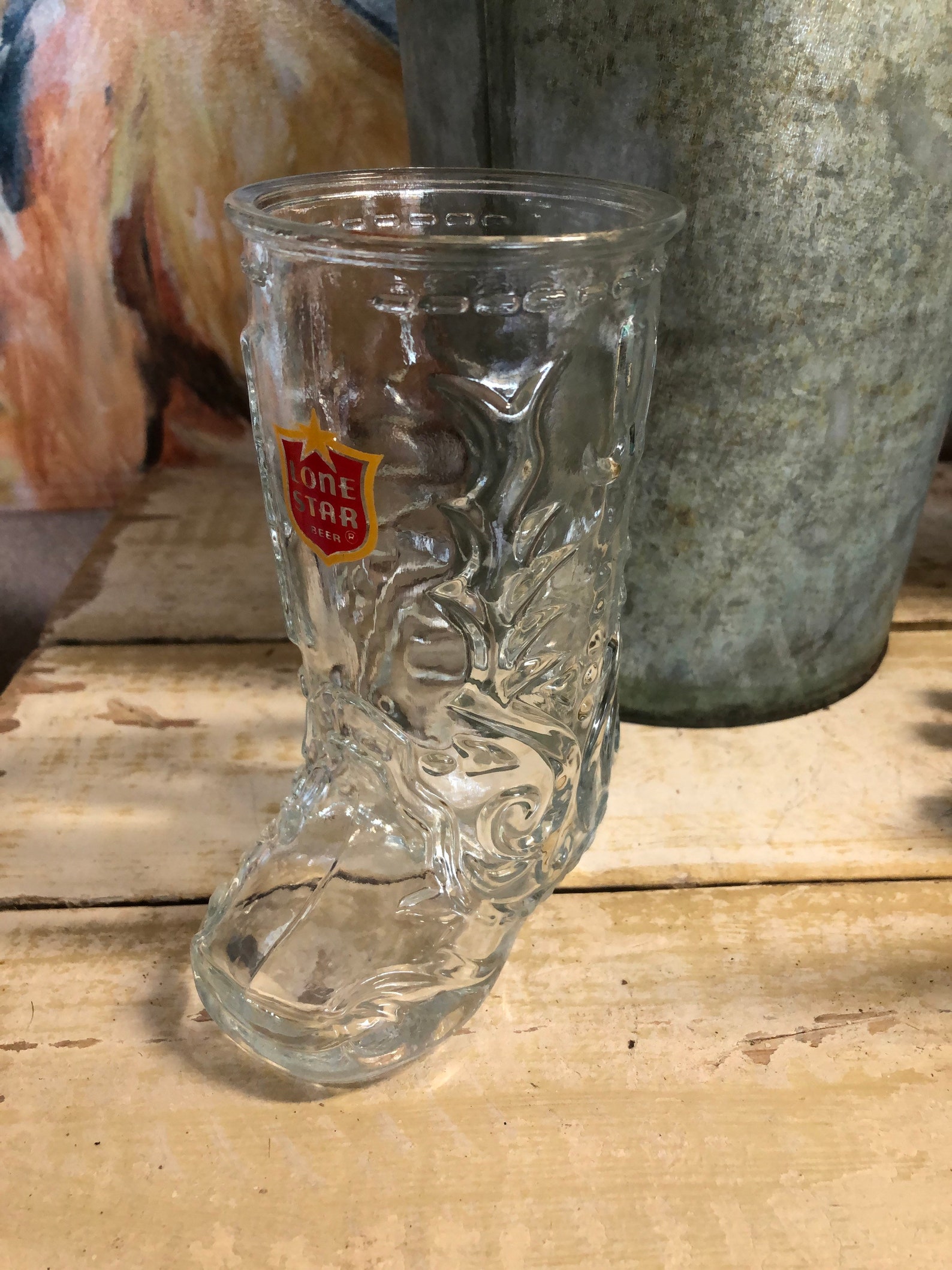 lone star beer glass
