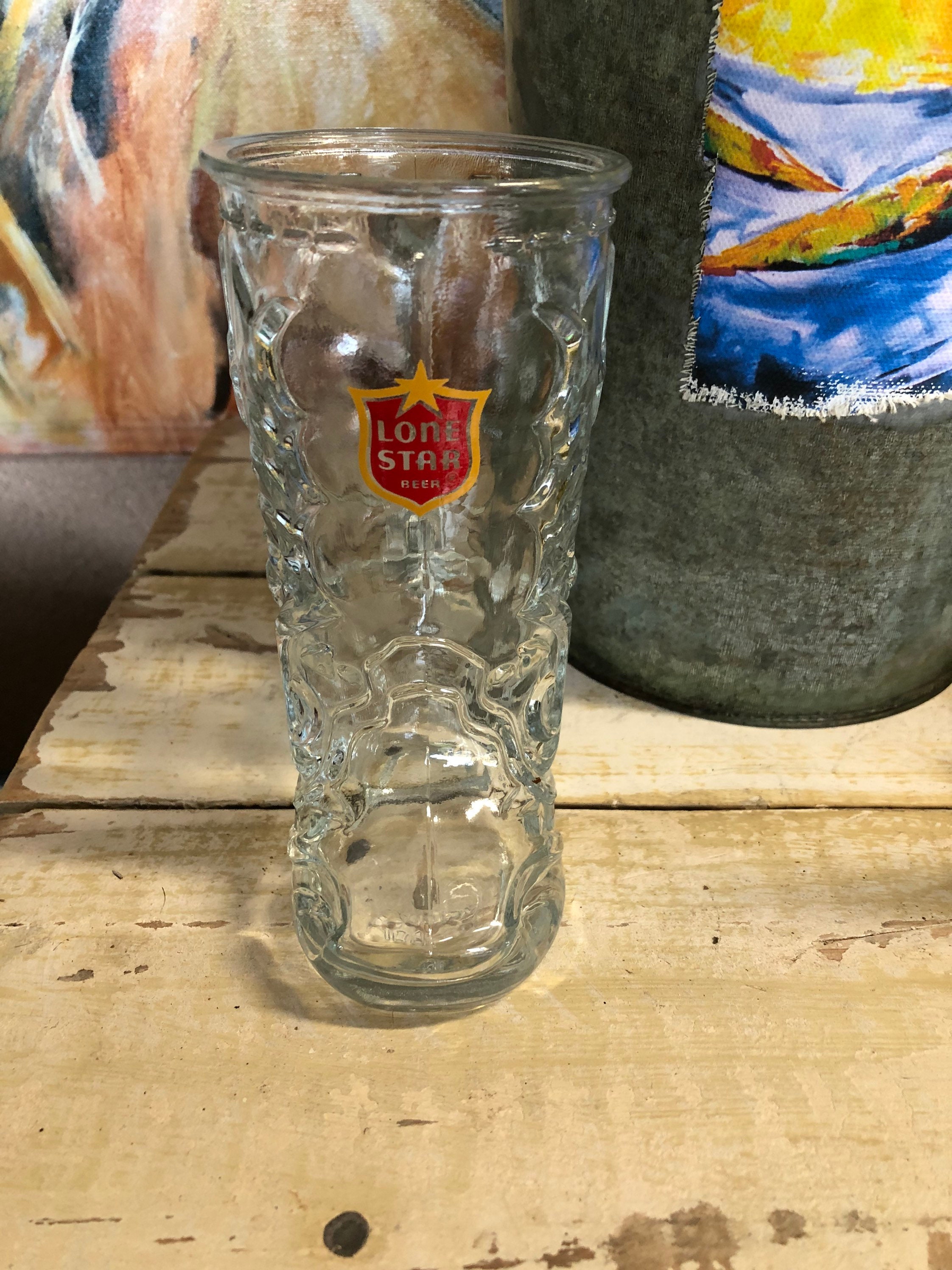 lone star beer glass