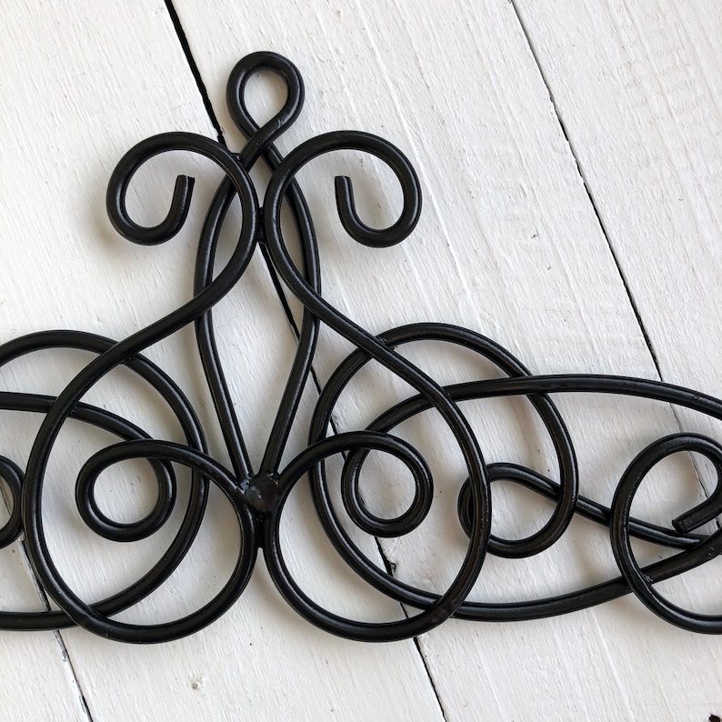 Black Metal Wall Hanging / Metal Wall Decor / Decorative Wall Etsy