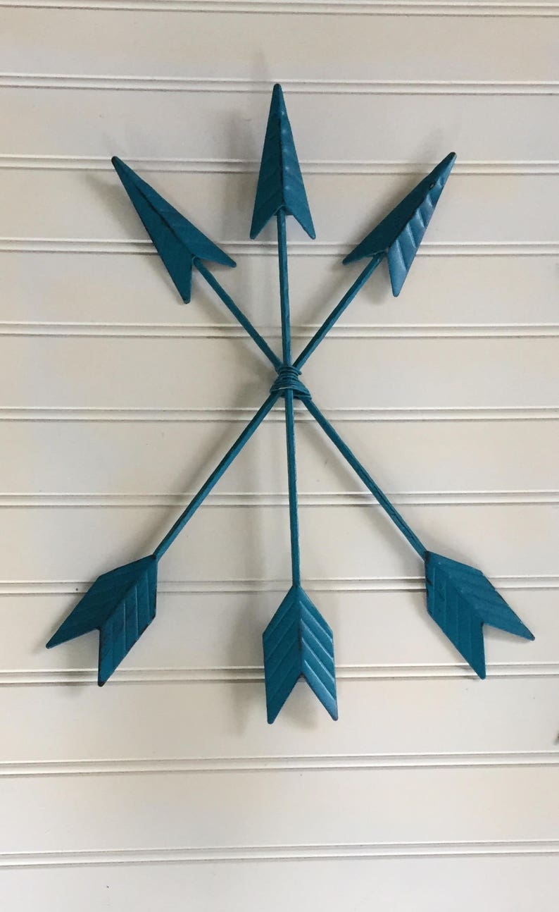 Arrow Wall Decor Gallery Wall Nursery Metal Wall Arrow Etsy