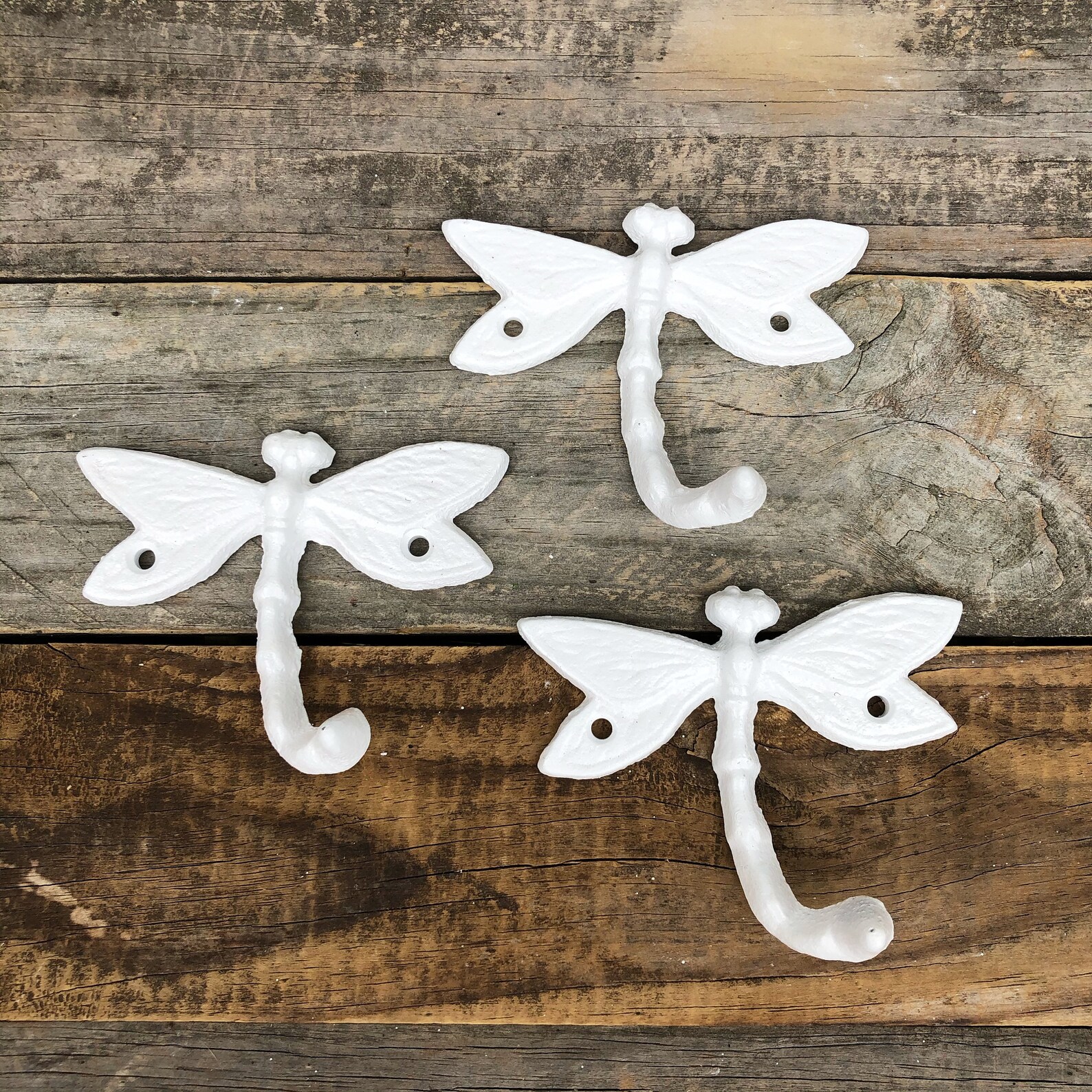 Dragonfly Wall Hooks Set of 3 Decorative Hook Bath Hook Etsy