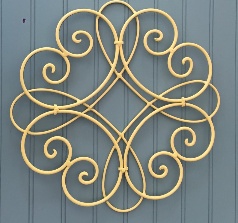 Red Metal Wall Hanging / Metal Wall Decor / Decorative Wall Etsy