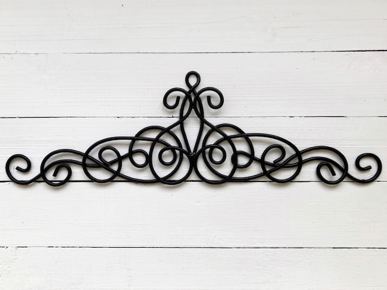 Black Metal Wall Hanging / Metal Wall Decor / Decorative Wall Etsy