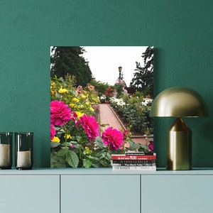 Portland Rose Garden Print.Path.Oregon.Art.Wall Decor.Photo Print.Fine Art Photography.SEVERAL SIZES