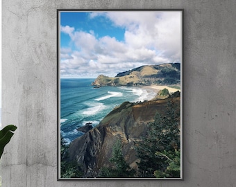 Oregon Coast Art.Wall Decor. Cape Falcon. Beach.Sea.Photo Print. SEVERAL SIZES