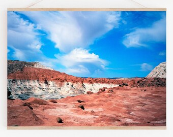 Utah Desert Art.Vermillion Cliffs.Wall Decor.Fine Art Photography. 35mm Film .SEVERAL SIZES
