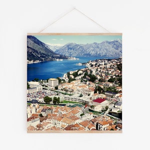 Mediterranean.Coast.Kotor.Montenegro.bay.Art.Old City.Wall Decor.Adriatic Sea.Balkans.120 Film.Fine Art Photography. SEVERAL SIZES
