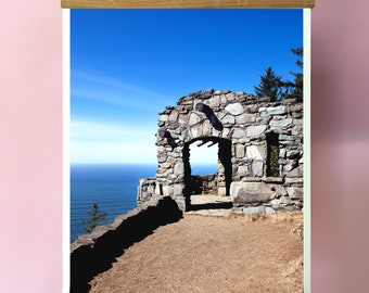 Oregon Coast Art.Cape Perpetua Lookout.Ocean.Sea.Wall Decor.SEVERAL SIZES & Poster Option