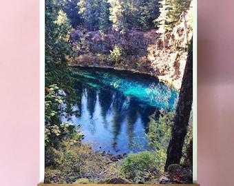 Oregon Art.Tamolitch Blue Pool.McKenzie River.Wall Decor.Photo Print.Fine Art.SEVERAL SIZES & Poster