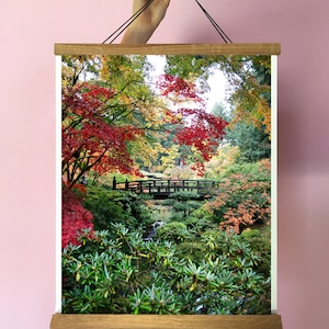 Portland Japanese Garden Botanical Print.Oregon. Autumn.Leaves.Art.Wall Decor.Fine Art Photography.SEVERAL SIZES