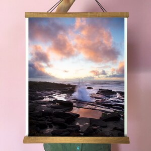 Oregon Coast.Sunset.Smelt Sands Beach.Yachats.Ocean.Decor.Photo Print.Fine Art Photography.Waves.Water.SEVERAL SIZES
