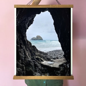 Ocean Art Print.Oregon Sea Cave. Oceanside. Arch Rocks.Wall Decor.Fine Art Photography.Waves.Water.Coastal.SEVERAL SIZES
