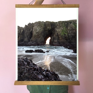 Oregon Coast Art.Ocean.Bandon.Arch.Sunset.Waves.Face Rock. Elephant Rock. Wall Decor.SEVERAL SIZES & Poster Option