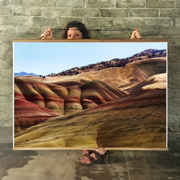 Painted Hills Oregon Print.Desert.Fine Art Photography.SEVERAL SIZES & Poster Option.