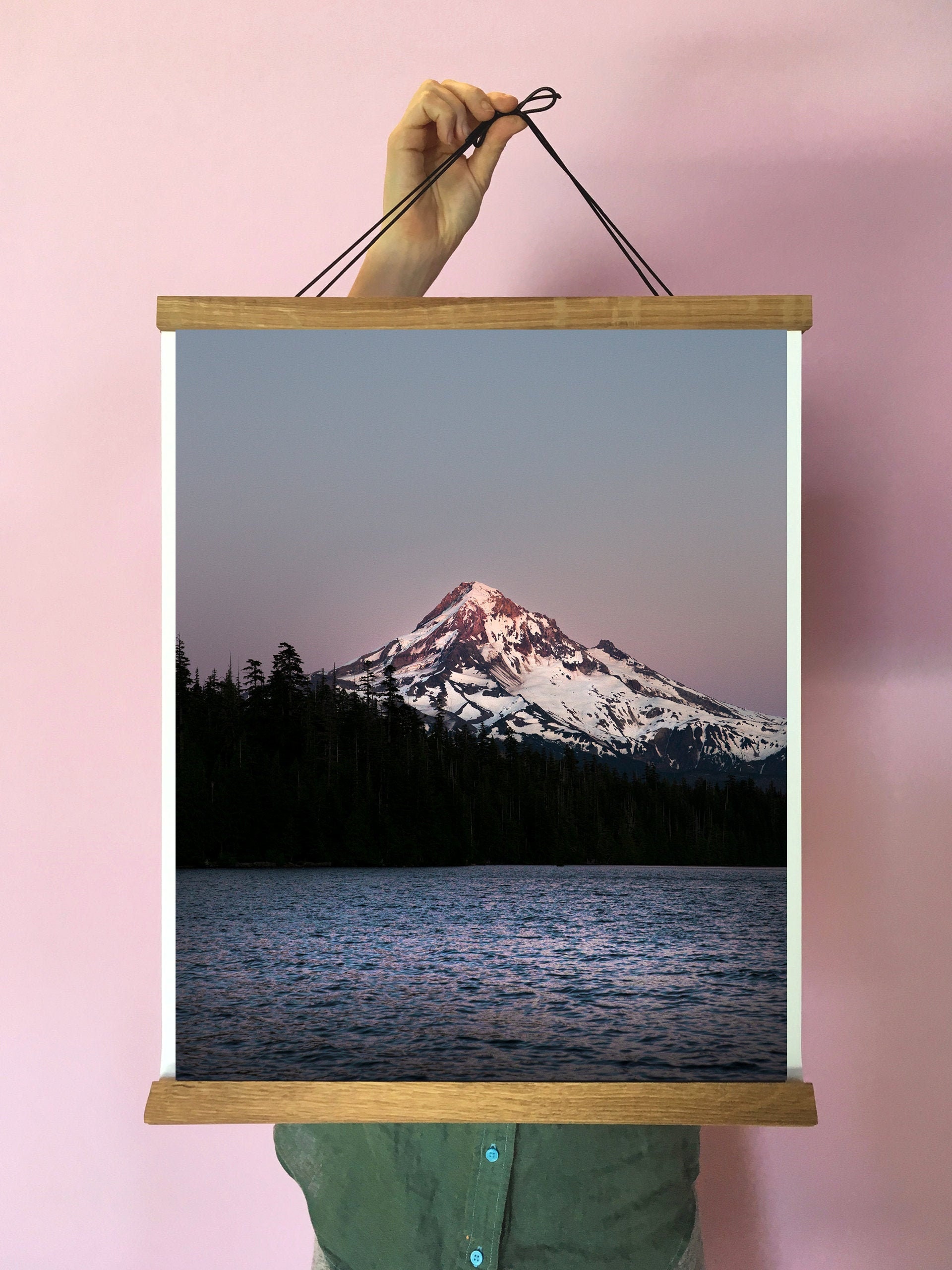 Mount Hood Sunset Print.Oregon. Mountain.Lost Lake.Fine Art.SEVERAL SIZES & Poster / Portrait and Landscape orientations