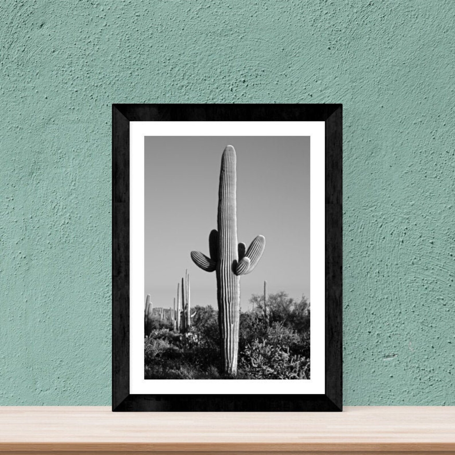 Saguaro Cactus Art.wall Decor.arizona.desert.wall Etsy