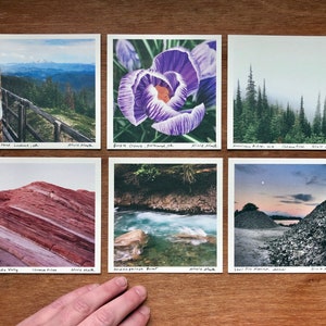 4x4 Print.Surprise SALE sets .UNFRAMED. Ocean.Forest.Oregon.Washington.River.Trees.Desert.Sunset.Travel.35mm film.120mm film. image 3