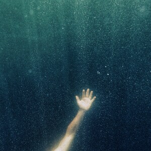 Underwater Hand Art Print. Fine Art Photography.SEVERAL SIZES & CROPS Poster Option image 2