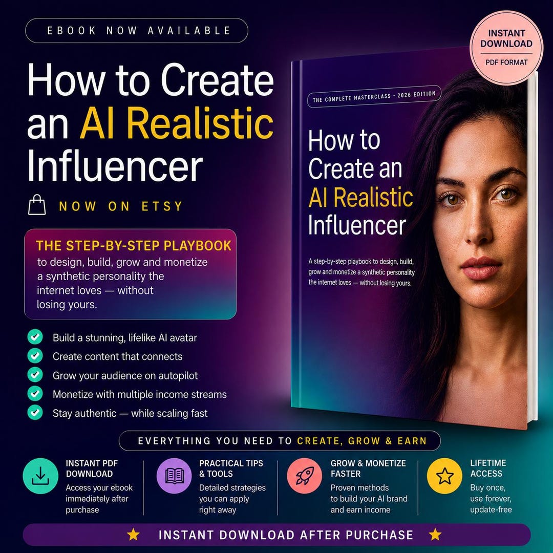 How to Create a Realistic AI Influencer | Ebook PDF | Virtual ...