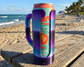 Porta lattina alto/sottile da 355 ml (12 oz) anti-ribaltamento stampato in 3D