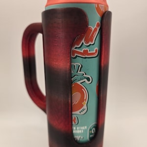 3D printed anti-tip 12 oz tall/slim can koozie image 3