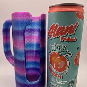 Porta lattina alto/sottile da 355 ml (12 oz) anti-ribaltamento stampato in 3D immagine 2