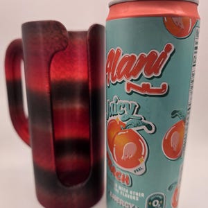 3D printed anti-tip 12 oz tall/slim can koozie image 2