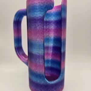 Porta lattina alto/sottile da 355 ml (12 oz) anti-ribaltamento stampato in 3D immagine 3