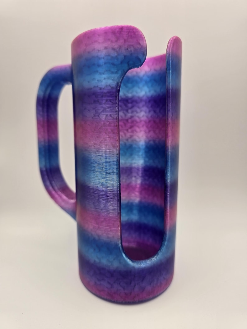 Porta lattina alto/sottile da 355 ml (12 oz) anti-ribaltamento stampato in 3D immagine 3