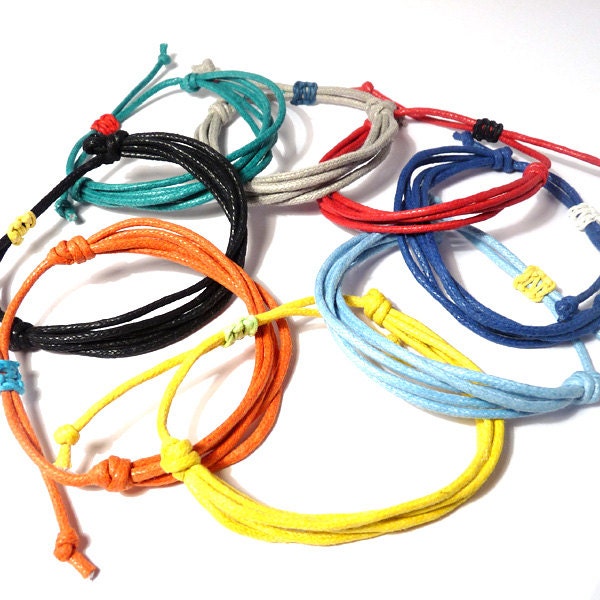 Cotton Cord Bracelets for Men, Women and Children