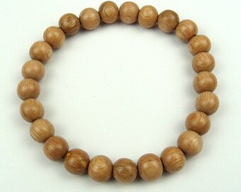 Rosewood 10mm Wood Bead Bracelet.