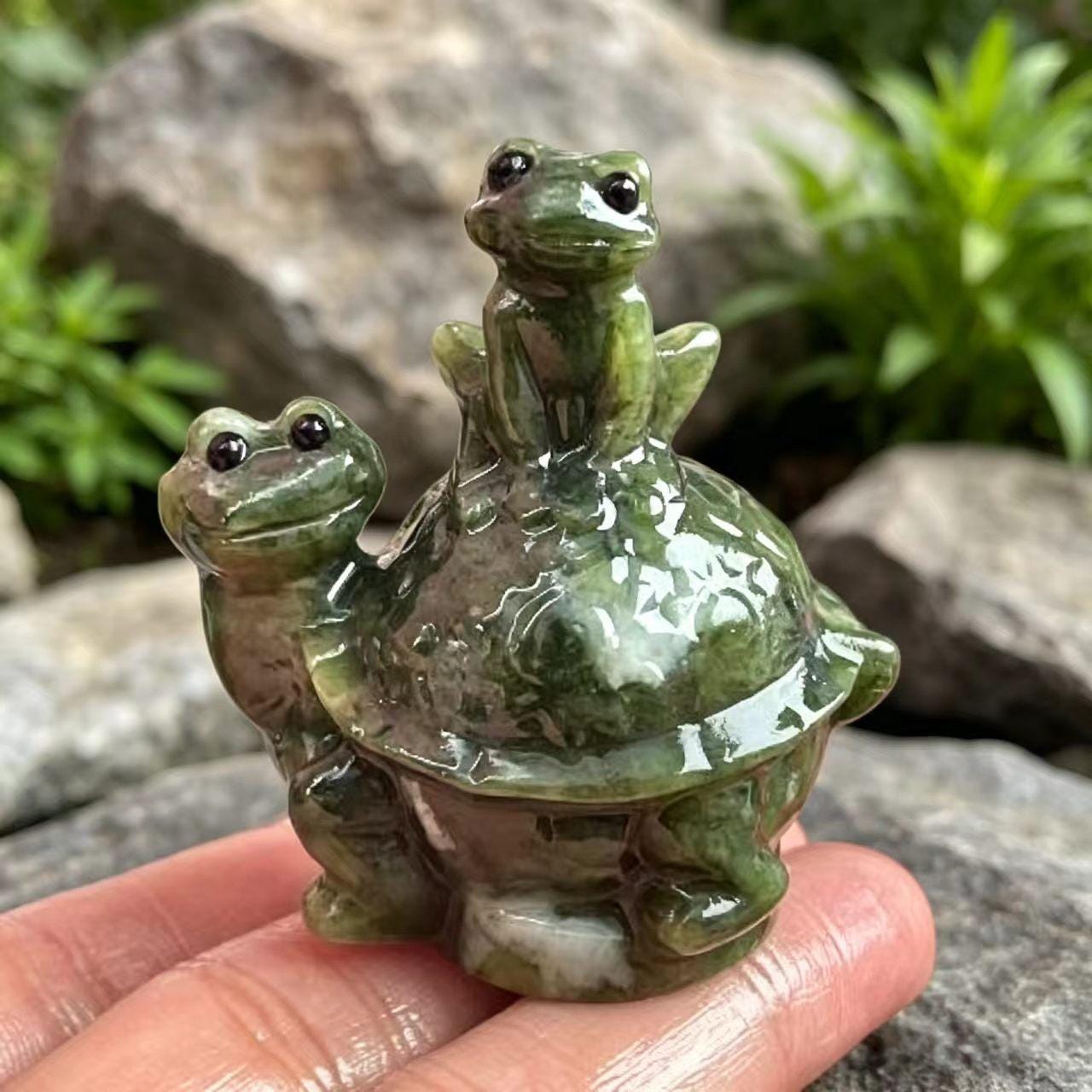 Green Jade Turtle - Etsy