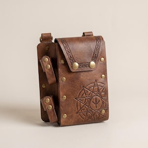 Renaissance Potion Bottle Belt Bag with Skirt Hikes - Medieval Festival Costume Accessories, Wizard LARP bild 7