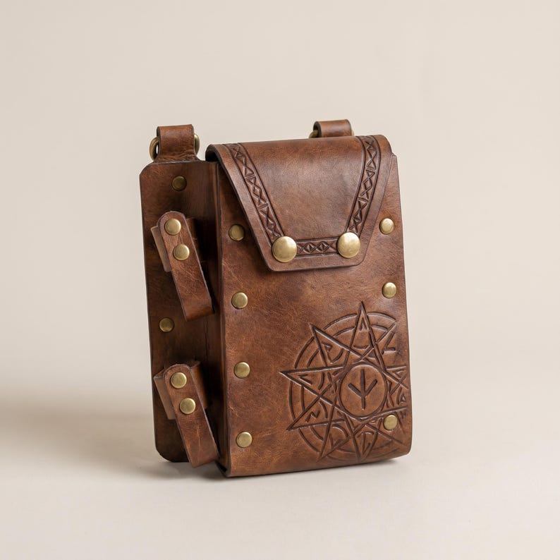 Renaissance Potion Bottle Belt Bag with Skirt Hikes - Medieval Festival Costume Accessories, Wizard LARP bild 7