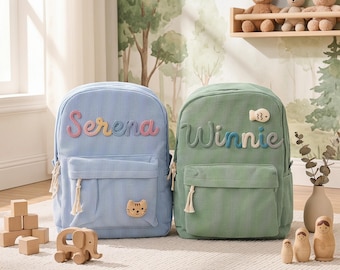 Kids Personalized Backpack – Custom Name School Bag, Perfect for Preschool & Gifts