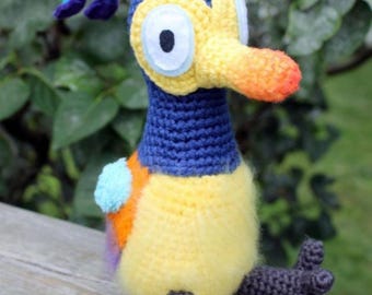 Kevin Bird Crochet Pattern PDF, Amigurumi Plush Tutorial, Handmade Toy (Instant Download)
