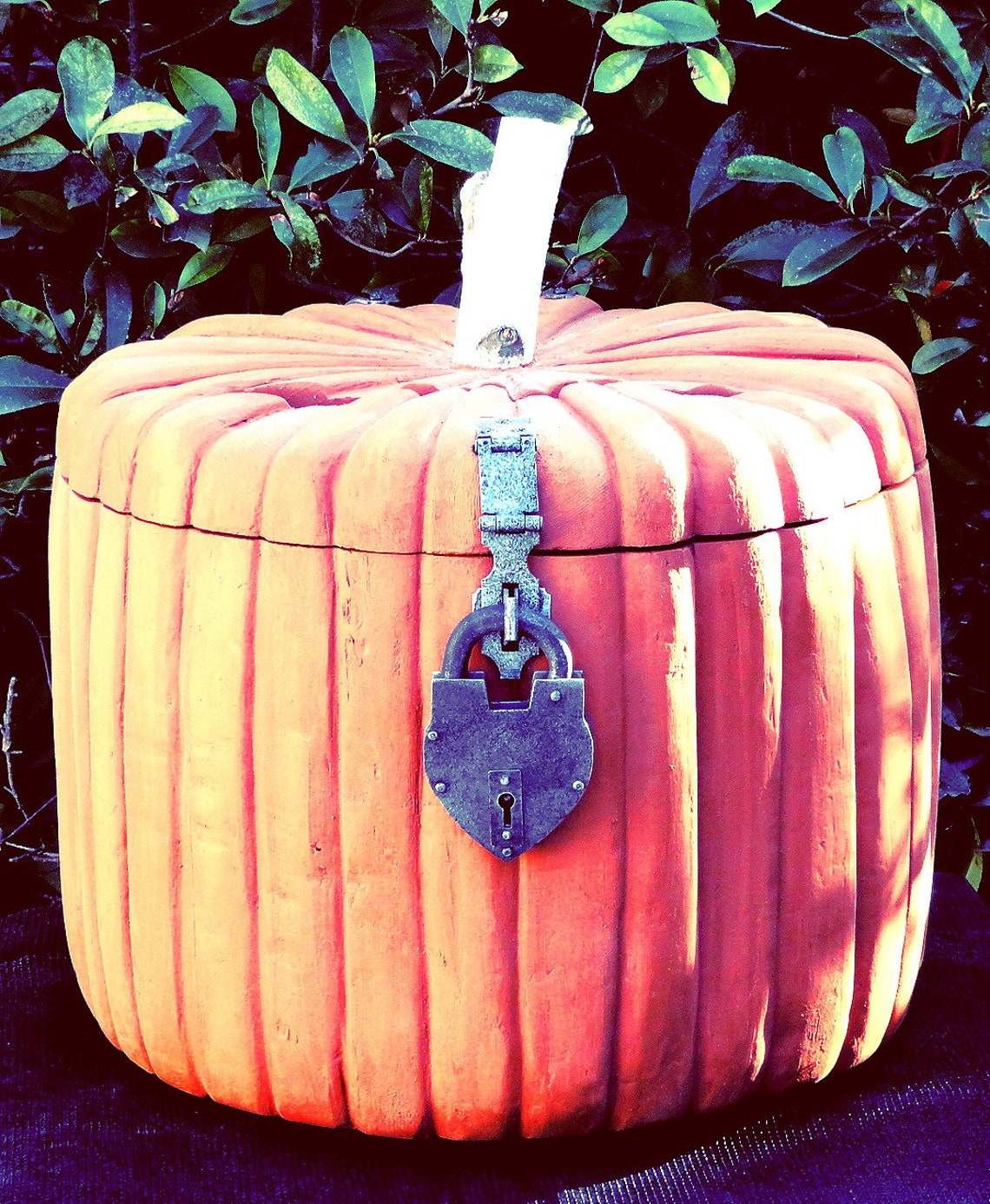 Custom Wood Hand Carved Painted Pumpkin Card Box Or Pumpkin Etsy