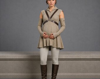 Custom Padmé Amidala Mustafar Inspired Cosplay Costume | Revenge of the Sith Outfit | Custom Sizing
