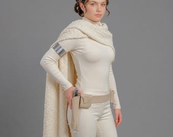 Inspired By Padmé Amidala Cosplay Costume | Geonosis Battle Outfit | Star Wars Attack of the Clones