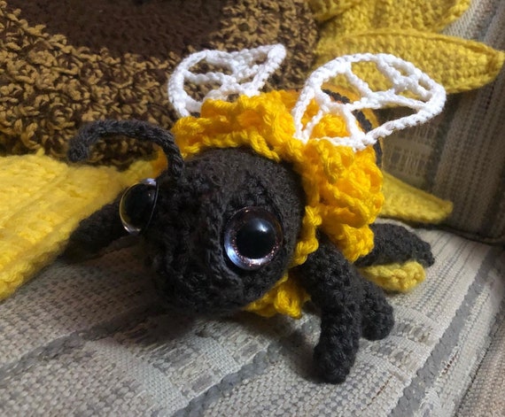 Honeybee Crochet Bee - Etsy