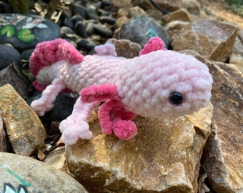 Crochet Axolotl Amigurumi Plushie