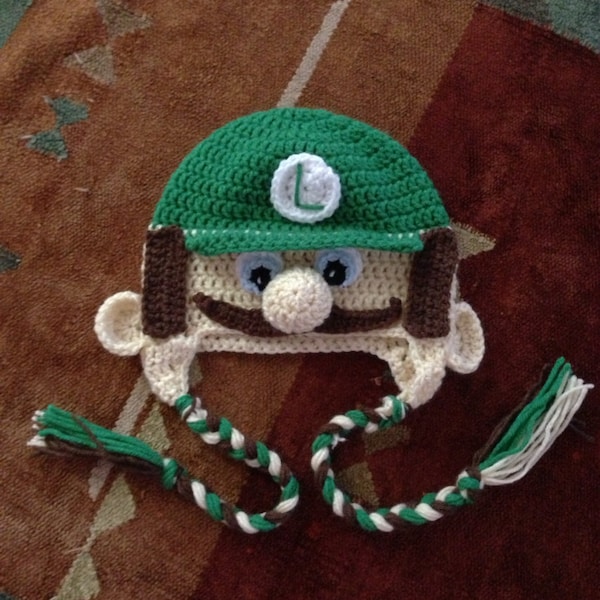 Inspired Green Brother Handmade Crochet Hat