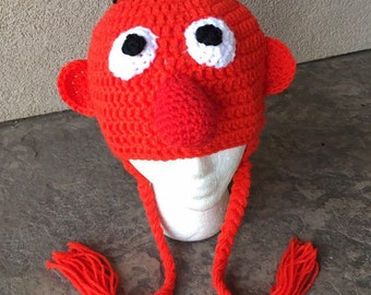 Orange Monster Street Hat