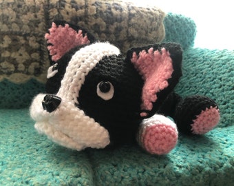 Boston Terrier Crochet Puppy